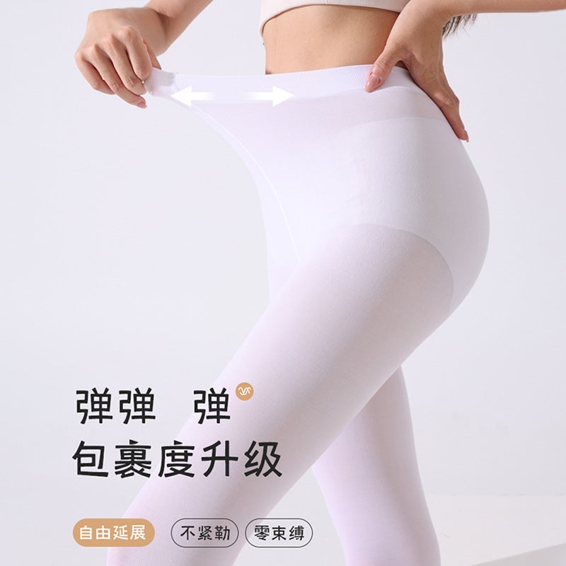 Loquat Adult Dance Socks Women'S White Pantyhose Special For Practice Non-Slip Dance Big Socks Special For Ballet Dance - Image 3